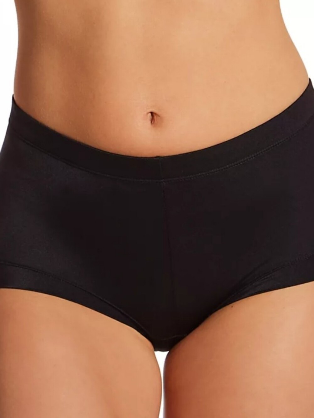 Maidenform Stay Put Comfort Stretch Micro Boyshort- Black